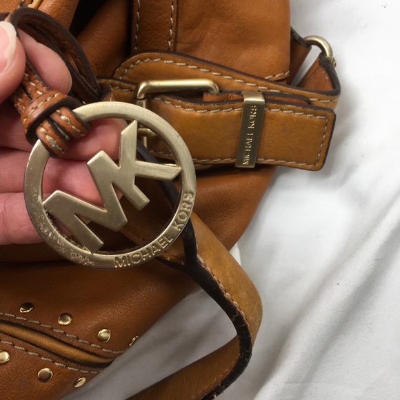 Michael Kors Vintage Astor StuddedBelted Harness SatchelCrossbody - Picture 14 of 14